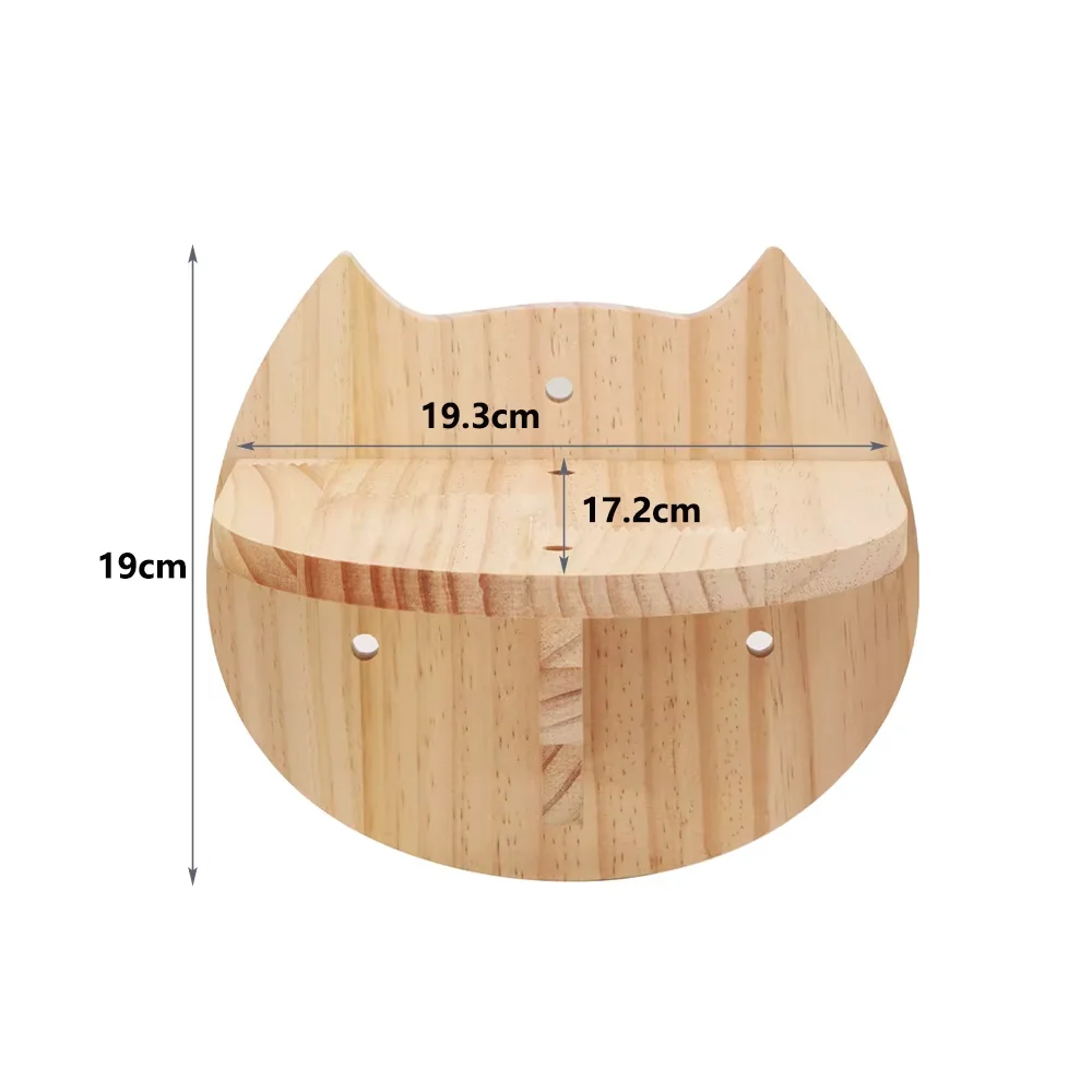 Parcours mural pour chat en bois – Étagères et maisons ajourées – Image 20