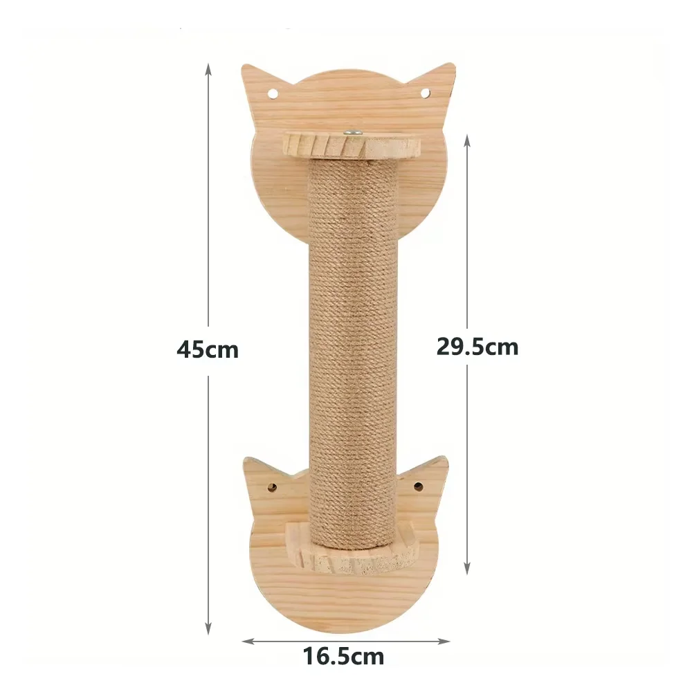 Parcours mural pour chat en bois – Étagères et maisons ajourées – Image 10