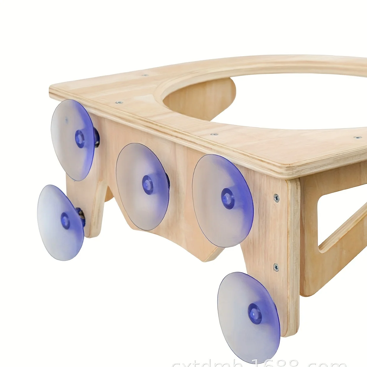 Perchoir bulle de fenêtre pour chat – Nid capsule en bois, sans percer – Image 5