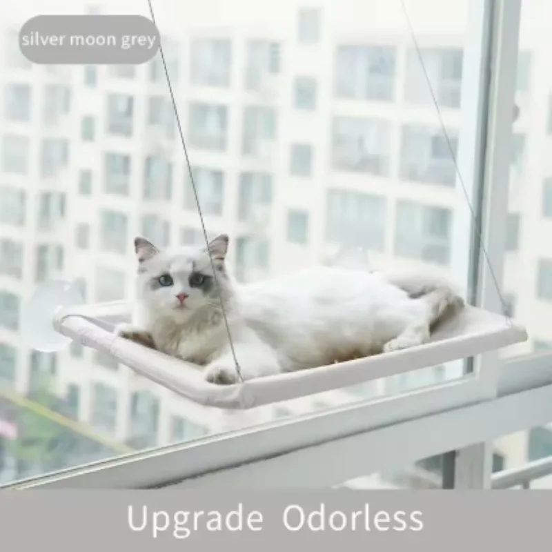 Hamac de fenêtre pour chat à ventouses – Sans percer, jusqu'à 20 kg – Image 9