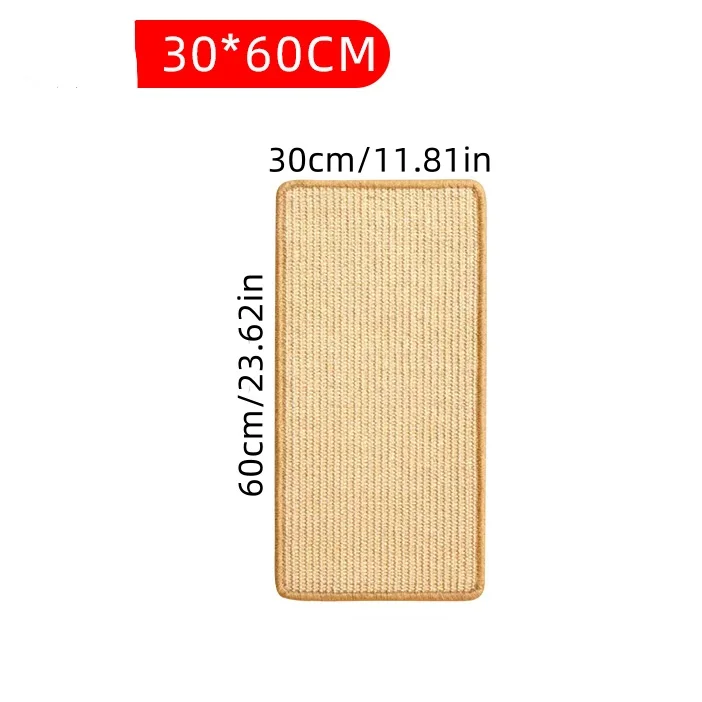 Griffoir mural plaque en sisal pour chat – Protège-mur anti-griffures – Image 9