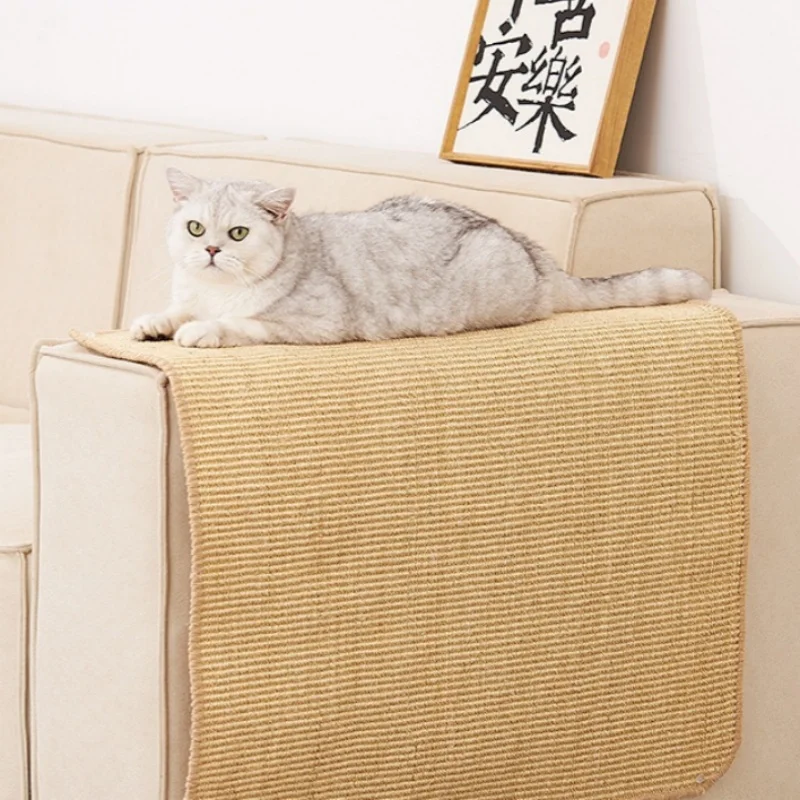 Griffoir mural plaque en sisal pour chat – Protège-mur anti-griffures – Image 3